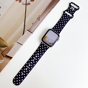 Correa Deportiva Transpirable Forwelleny con Diseño de Puntos, Correa de Silicona Suave para Reloj <span class=keywords><strong>Apple</strong></span> <span class=keywords><strong>Watch</strong></span> Series 11 10 9 8 7 Ultra <span class=keywords><strong>SE2</strong></span> 42mm 46mm - Product Image 5