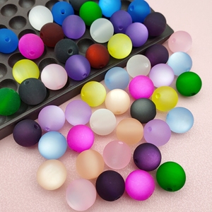 51254 occhio di gatto perline opache satinato fai da te portachiavi per telefono <span class=keywords><strong>collana</strong></span> ciondolo bracciale accessori materiali perline per la creazione di gioielli - Product Image 1