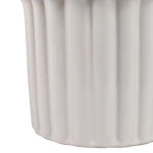 Vasi in ceramica con bordo arricciato per decorazioni di piante da interno ed esterno - Product Image 5