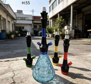 Moderno Set de Cachimba de Aluminio con Vástago Intercambiable, Pipa de Shisha, Logotipo Personalizado, Duradero, para Uso en Mesa de Bar, 1 Manguera y 1 Cazoleta - Product Image 6