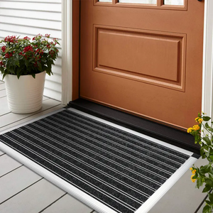 Système de revêtement de sol pour hôtel Tapis d'extérieur anti-poussière Tapis d'extérieur en aluminium de style européen Paillasson d'entrée extérieure en métal - Product Image 6