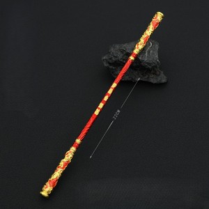 Tiktok Hot Black mito <span class=keywords><strong>de</strong></span> Goku Boy Juguetes Precio bajo Ruyi Golden Cudgel Erlang God Armas Decoración del hogar Todos los adornos <span class=keywords><strong>de</strong></span> metal - Product Image 3
