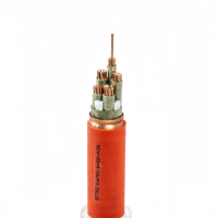 Cable Flexible de Cobre con Aislamiento Mineral Resistente al Fuego BTTRZ 0.6/1kV 4x50+1x25mm2 para Alimentadores de Emergencia Industriales