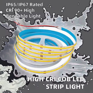 Tira de LED COB Flexible de 12V 24V, Blanco Cálido, 5mm 8mm, 320led/m 400led/m 480led/m, Tira de Luz LED Decorativa para Interiores - Product Image 2