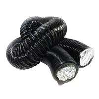 Tuyau de ventilation flexible pliable en composite PVC et aluminium pour la connexion des conduits