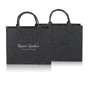 Bolsas Ecológicas de Alta Calidad 2026, Proveedor de Bolsas con Logotipo Personalizado, Tela de Fieltro PET, Estilo Tradicional, Forma Rectangular, Bolsa con Impresión de Seda - Product Image 1