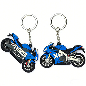 Wholesale 2026 Hot Sale Customized Chain Printing Factory Price Pvc <strong>Keychain</strong> 2D/3D Soft Rubber <strong>Keychain</strong> <strong>Custom</strong> Own Logo Design - Product Image 2