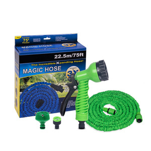 Manguera de agua telescópica mágica de 25 pies, manguera de jardín expandible con boquilla de pulverización para regar plantas y lavar coches - Product Image 3