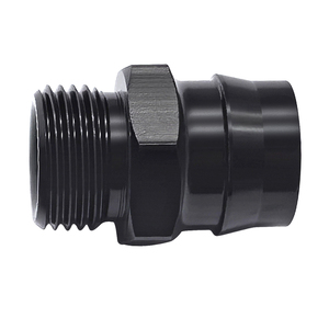 Conector <span class=keywords><strong>de</strong></span> Manguera <span class=keywords><strong>de</strong></span> Alta Resistencia 3/4-16 UNF Macho a 3/4" Barb - Piezas <span class=keywords><strong>de</strong></span> Automóvil <span class=keywords><strong>de</strong></span> Aluminio Anodizado Negro para Mejoras <span class=keywords><strong>de</strong></span> Líneas <span class=keywords><strong>de</strong></span> <span class=keywords><strong>Combustible</strong></span>/Sistemas <span class=keywords><strong>de</strong></span> Refrigeración - Product Image 4