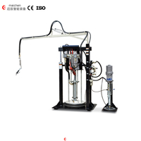 1. Machine de revêtement pneumatique à deux composants pour le scellement secondaire du verre isolant