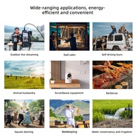 Système de production d'énergie solaire photovoltaïque avec batterie lithium-ion modèle SH-2020 pour réfrigérateur domestique et alimentation électrique