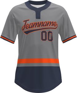 Camiseta de béisbol de poliéster personalizada, camisetas deportivas personalizadas para hombres_mujeres_jóvenes_preescolar, nombre y número cosido o impreso - Product Image 2