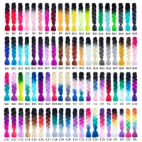 Cheveux synthétiques tressés Jumbo, 24 pouces, Expression, extension capillaire africaine, tresses au Crochet, tresses synthétiques tressées, 100g, vente en gros