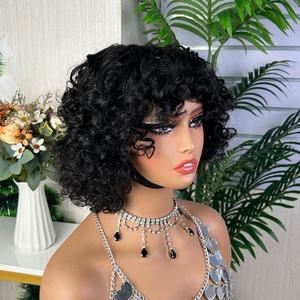 Frange Loose Curly <b>Human</b> Hair <b>Wigs</b> High Quality and Factory Price 100% <b>Human</b> Hair - Product Image 2