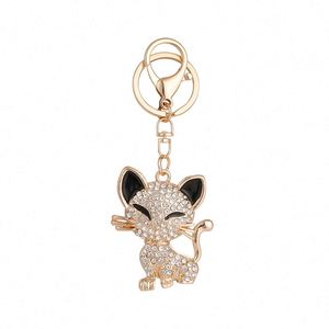 Fashion Cat <b>Keychain</b> Wallet Bag Crystal Diamond <b>Keychain</b> Rhinestone Cat <b>Keychain</b> - Product Image 3