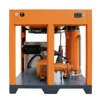 Compresor de Aire de Tornillo Industrial Portátil de Media Presión Serie HB de 50 HP con Lubricación Sin Aceite, Motor de 380 V y Refrigeración por Aire