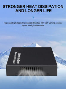 สวิตช์ไฟเบอร์ออปติกกิกะบิตใหม่ Factory 2026 รุ่น 4 SFP +3RJ45 สวิตช์เครือข่ายไฟเบอร์ 10/100/1000M สวิตช์อีเธอร์เน็ตสำหรับกล้องวงจรปิด IP - Product Image 4