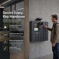 Cerradura de Seguridad para Llaves de Automóviles con Soporte SDK API para Integración de Software y Control Remoto