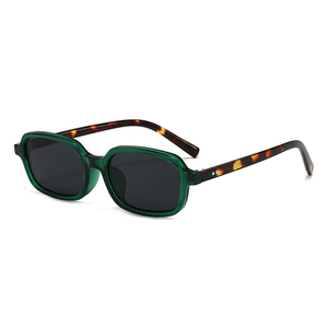 Gafas de Sol STY3970N de Moda Vintage con Armazón Pequeño para Hombre y Mujer, Diseño de Marca, Armazón Rectangular de Carey, Protección UV400 - Product Image 4