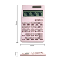 8 chiffres grand écran LCD batterie solaire calculatrice scientifique sensible en plastique Mini Portable calculatrice à main bureau scolaire