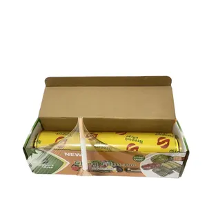 Green Packing Pvc Cling Film Plastic Wrap Biodegradable Wrapping Film Cast Stretch Film Shrink Wrap