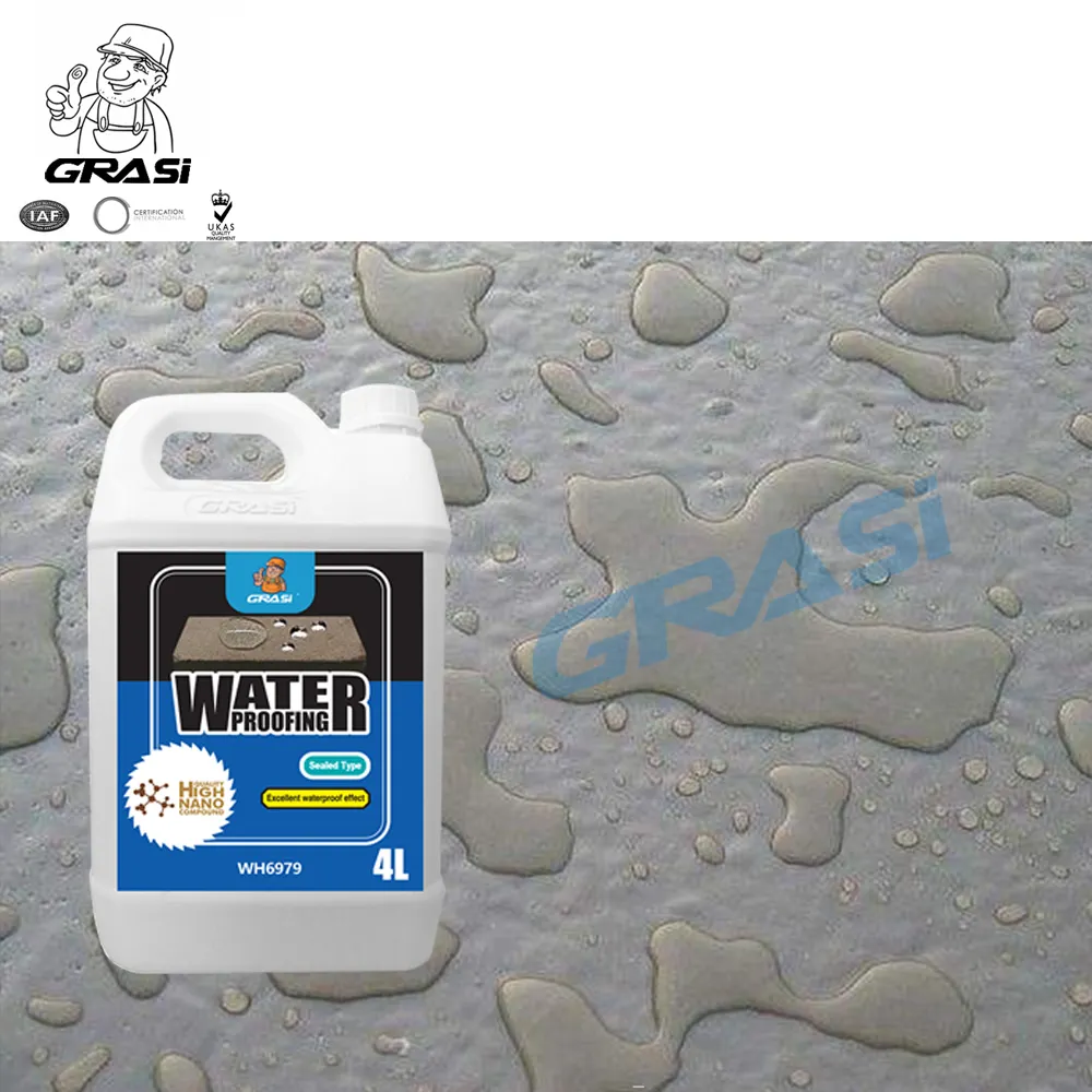 Organic Silicon Water Proofing Chemicals Concrete and Cement Mortar Nano Hydrophobic Inorganic Waterproof Agent