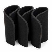Tissu en mousse collée sur mesure, épaisseur 2 mm-10 mm, largeur 1,5 m, matériau d'isolation thermique pour le plafond de voiture