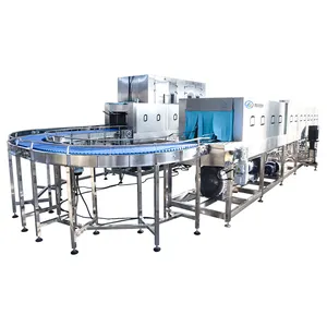 Top 1 Food Industry Hygiene Solutions Supplier! Seafood Factory Vegetable Factory Plastic Basket Washing Machine