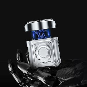 Mini <span class=keywords><strong>rasoir</strong></span> électrique rechargeable par USB <span class=keywords><strong>de</strong></span> style mécanisé, portable, étanche, tête flottante, <span class=keywords><strong>lame</strong></span> en acier inoxydable - Product Image 1