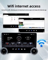 Reproductor Android para Auto de 9/10.1 Pulgadas, Doble Perilla, 8 Núcleos, 4+64G, Sistema Multimedia para Auto, DVD, Carplay Inalámbrico, Radio, WIFI, GPS, Navegación