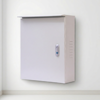 Boîtier de distribution extérieur en acier galvanisé IP30 de haute qualité, étanche à la pluie et à la poussière, mural, 230V 300A, avec serrure hybride