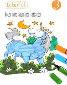 Marqueurs d'aquarelle lavables 36 couleurs Pointe moyenne Kit de stylos de coloriage artistique avec étui de rangement pour le gribouillage et la <span class=keywords><strong>calligraphie</strong></span> pour adultes - Product Image 5