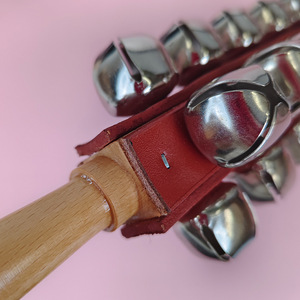 Instrument de percussion Orff en gros : 25 clochettes en bois, hochet à main, accessoire d'accompagnement pour l'enseignement, la performance et la pratique - Product Image 3