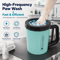 Nettoyeur de pattes pour animaux de compagnie, tasse de lavage des pattes en silicone, usage commercial, pour salle de bain, OEM, marque privée