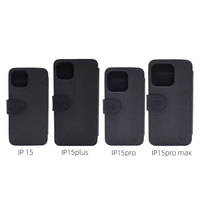 Etuis de luxe en cuir PU Flip magnétique porte-cartes portefeuille pour téléphone portable pour Iphone 15 Plus