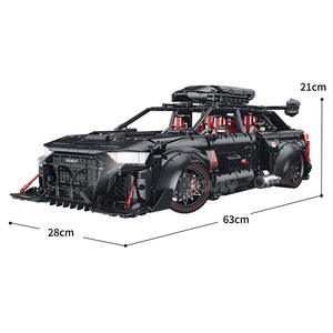 GULY 10645 Superauto S6, Escala 1:8, Bloques de Construcción Eléctricos con Control Remoto, Kit MOC para Adultos, Más de 800 Piezas - Product Image 5