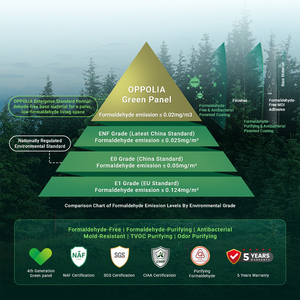 Cucine Componibili Moderne OPPOLIA con Design Modulare, in Legno di Teak Grado E1, a Forma di L, Personalizzabili, Smart ed Extra Brillanti, Certificate ISO9001/ISO14001/RoHS/CE - Product Image 3