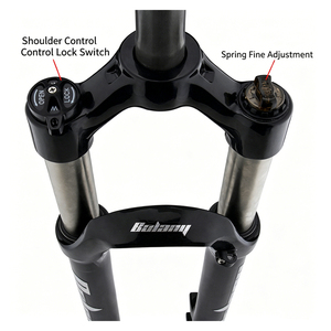 Horquilla Delantera de Suspensión de Aluminio para Bicicleta de Montaña, 26, 27.5, <span class=keywords><strong>29</strong></span> Pulgadas, para Bicicletas de Carretera, Freno de Disco, Corona Única, Bloqueo, Horquilla para Ciclismo de Descenso - Product Image 3