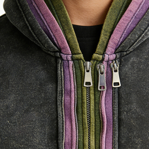 Sudadera con Capucha de Triple Capa para Hombre, 100% Algodón, Resistente, con Bordado Personalizado, Gruesa y Cálida para Invierno, Estilo Urbano, con Logotipo, Venta al Por Mayor - Product Image 2