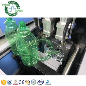 Một Quạt Gió Một Phôi Nóng 1000Ml 1L 1.5L 2000Ml 2L <span class=keywords><strong>2</strong></span> Lít Vòng Vuông Phẳng Container Chai Stretch <span class=keywords><strong>Making</strong></span> Maker Máy - Product Image 6