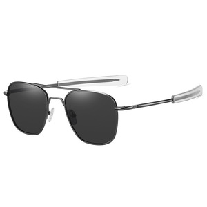 <span class=keywords><strong>Lunettes</strong></span> de soleil unisexes tendance de luxe, monture carrée en métal polarisée, protection UV400, logo personnalisable, <span class=keywords><strong>lunettes</strong></span> de soleil de haute qualité - Product Image 6
