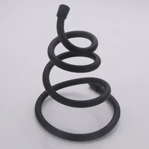 DieCheng 1,5 M Flexible de PVC de baño ducha portátil retráctil negro tubo de manguera