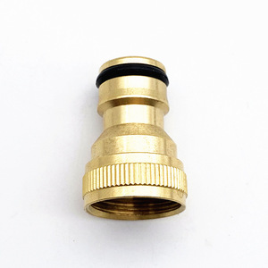 Brass 4 G1/2 Inner Thread Hose Connector For <b>Car</b> <b>Washer</b> Water Gun Accessories - Product Image 4