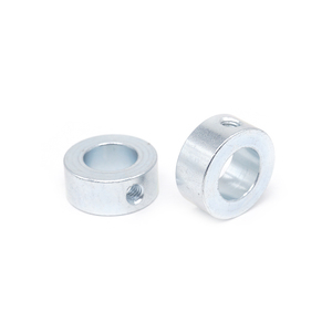 Collier de serrage en acier inoxydable usiné CNC sur mesure, avec vis de réglage et <span class=keywords><strong>anneau</strong></span> de blocage en acier zingué - Product Image 2