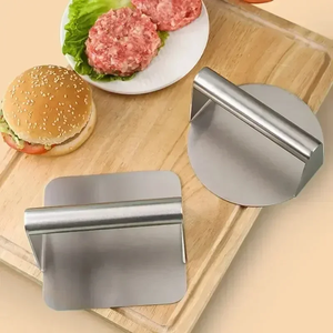 Pressa <span class=keywords><strong>per</strong></span> <span class=keywords><strong>Hamburger</strong></span> in Acciaio Inox, Pressa <span class=keywords><strong>per</strong></span> Carne, Utensile da Cucina <span class=keywords><strong>per</strong></span> Fare <span class=keywords><strong>Hamburger</strong></span>, <span class=keywords><strong>Accessori</strong></span> <span class=keywords><strong>per</strong></span> Cucinare - Product Image 2