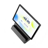 Terminal POS Inteligente con Tablet Android NFC de 10.1 Pulgadas, SoftPOS Tap to Pay, Máquina de Pago Minorista GMS 4G LTE con Base de Acoplamiento