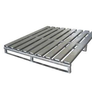 Palette en acier robuste sur mesure pour entrepôt logistique industriel, revêtement antirouille, pour la manutention des matériaux - Product Image 1