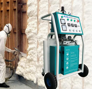 Polyurethane Spray <b>Machine</b> Insulation Polyurethane PU Spray Foam Reactor Sprayer with Free Hose and Pumps - Product Image 5