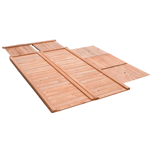 Jardinières en bois d'extérieur écologiques, fournitures de jardinage pour la maison, pots à fleurs en bois, jardinières de style campagnard - Product Image 6