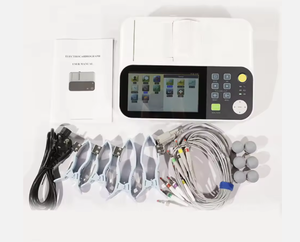 Driekanaals Elektrocardiogramapparatuur Voor Veterinair Gebruik Draagbare Veterinaire <span class=keywords><strong>Ecg</strong></span>-Monitor Met Kleurendisplay - Product Image 1